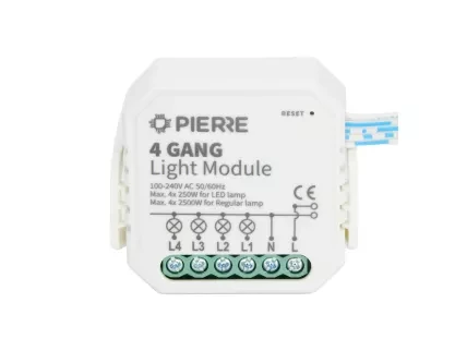 4 Gang Light Module (L+N)