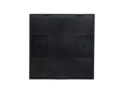 Flat Series 3 Gang Wireless Scene Switch - Black (BATT)