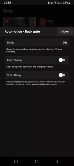 Add New Item - New Delay 