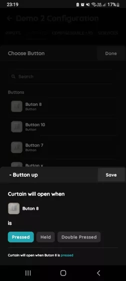 Button - Pressed, Held, Double Pressed