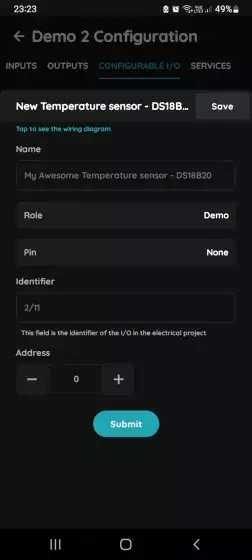 New Temperature sensor - DS18B20