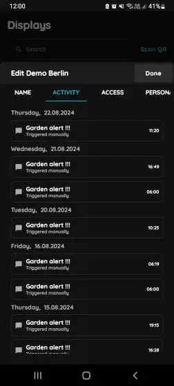 Activity Display Berlin