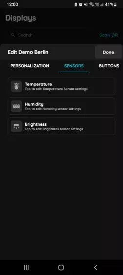 Sensors PIERRE Display Berlin