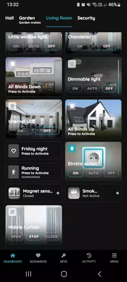 Find the Curtains on the Dashboard