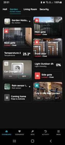 Find the  Door on the Dashboard