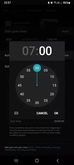 Star time and End time