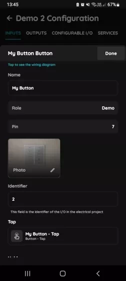 Edit Button in PIERRE Partner app