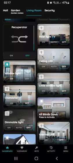 Find Light on the Dashboard