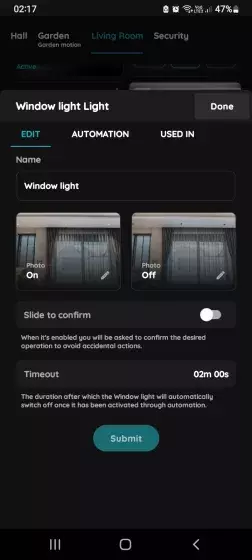 Edit, Automation, Used In - Light