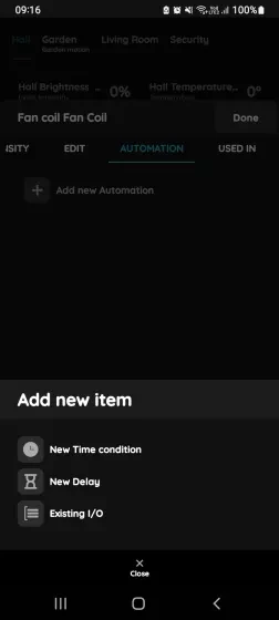 Add new item - Fan Coil