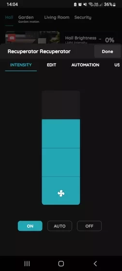 Intensity, Edit, Automation, Used In - Recuperator