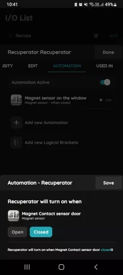 Existing I/O - Recuperators - status of added second I/O
