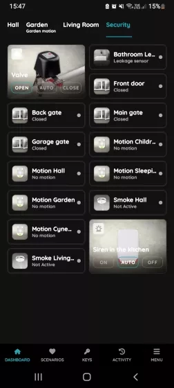 Find the Valve on the Dashboard