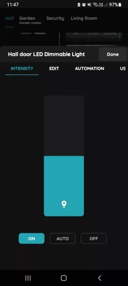 Intensity - Dimmable Light