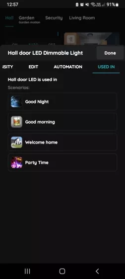 Used In - Dimmable Light