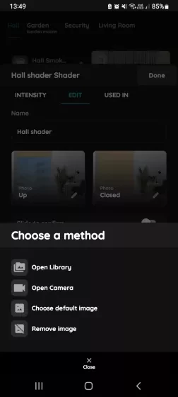 Change photo - Shader