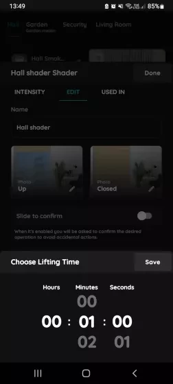 Choose Lifting Time - Shader