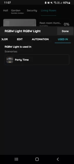 Used In - RGBW Light