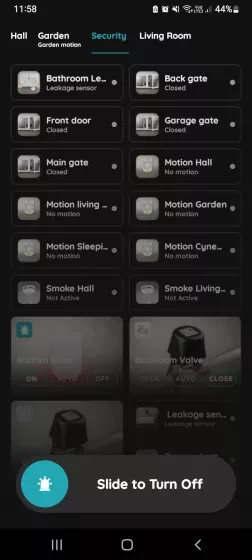 Slide to confirm - Siren