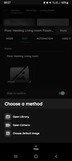 Change photo - Passive heating/cooling