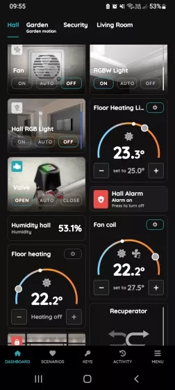 Turn the Passive heating/cooling On