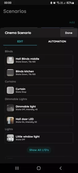 Show All I/O's - Scenario