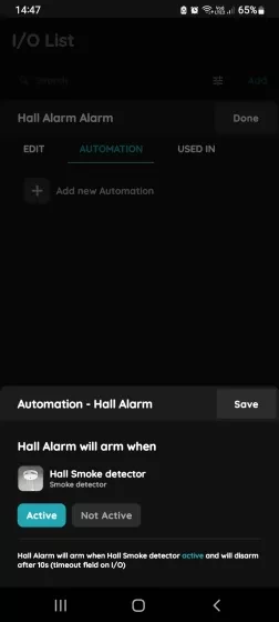 Automation - Alarm