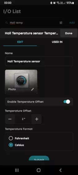 Edit Temperature sensor