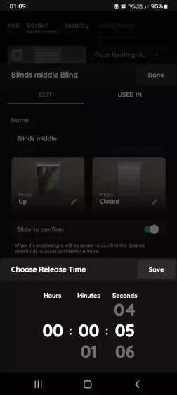Choose Release Time - Curtains