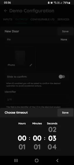 Choose Timer - Doors