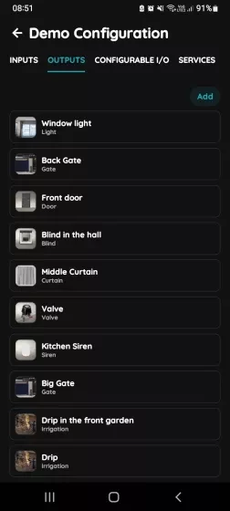 Outputs - Choose I/O