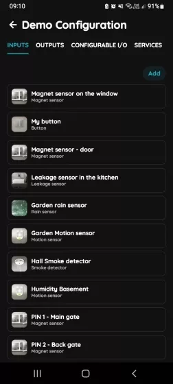 Add button for Inputs